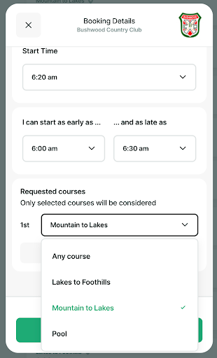 Multi-Course and Court Requests