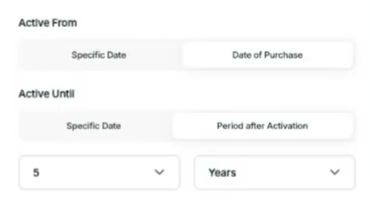 Flexible Expiration Settings