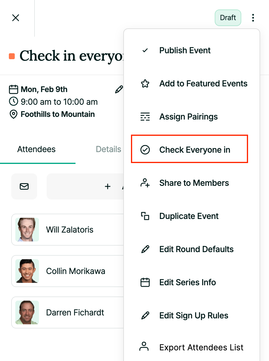 Faster Event Check-In