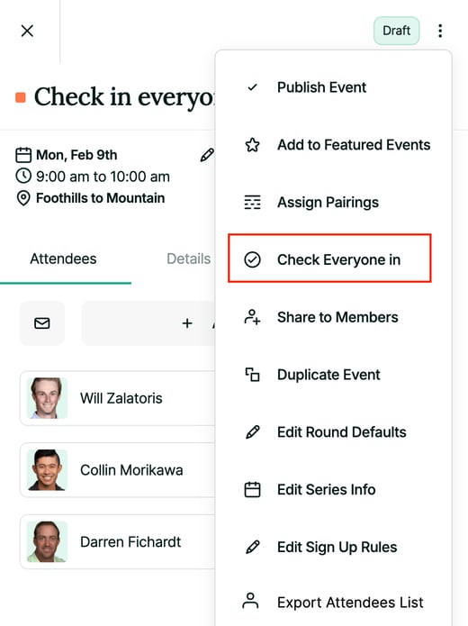 Faster Event Check-In